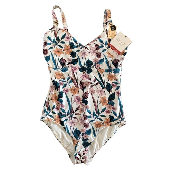 NEW Azura Australia Celeste One Piece Floral Minimizer Swimsuit NWT - Picture 6 of 8